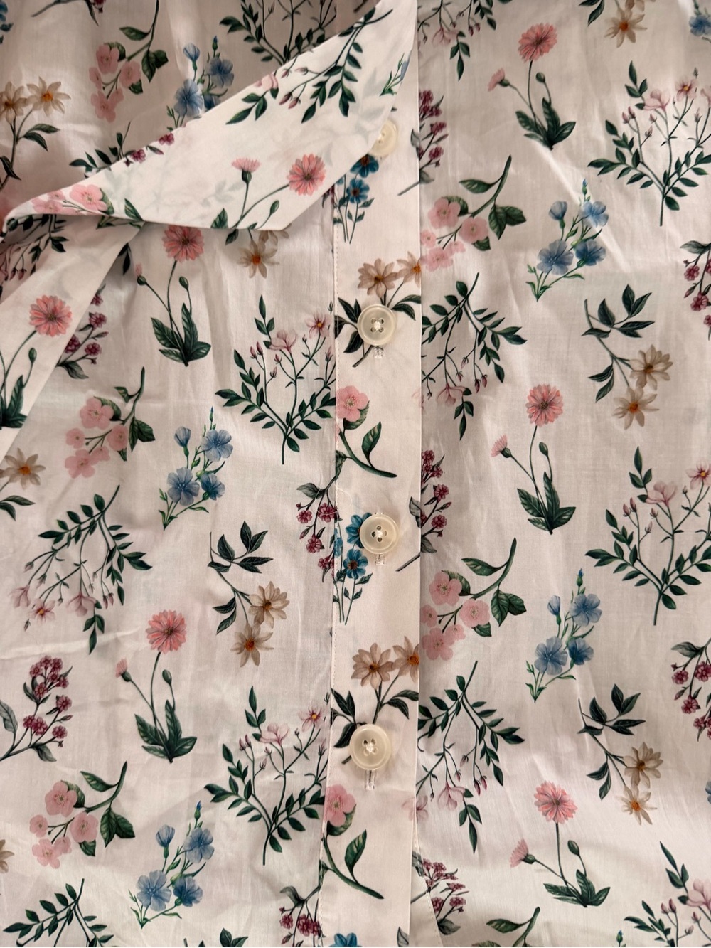 J. Crew White Floral Square-Neck Midi Dress - Picture 5 of 7